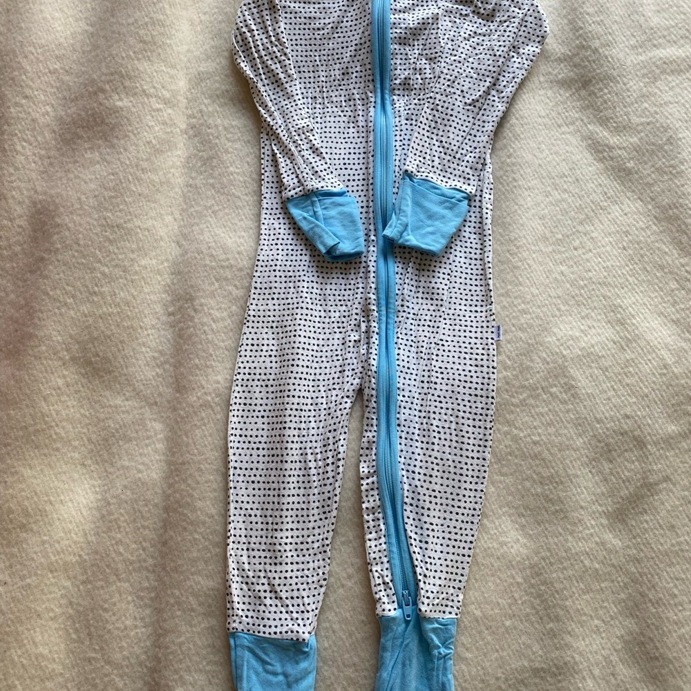 Little Sleepies Blue and White Kids Pajamas